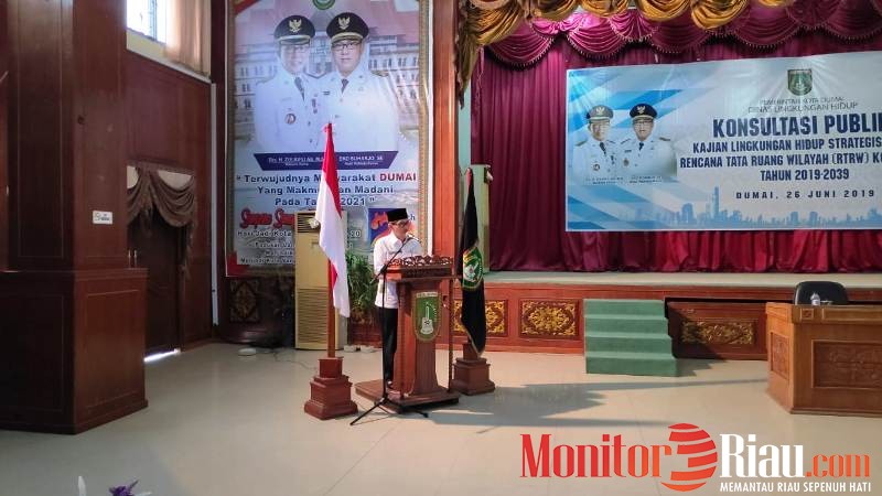 Pemko Dumai Gelar Konsultasi Publik KLHS terhadap RTRW Kota Dumai 2019-2039
