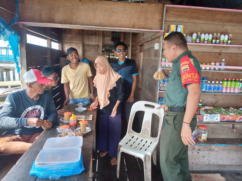 Komsos di Kampung Pancasila Ini Yang Disampaikan Oleh Serda Ade D Purba