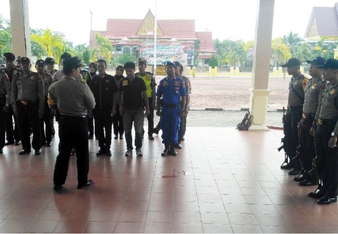 Konflik Nelayan, Puluhan Polisi Dikerahkan ke Desa Muntai Bengkalis