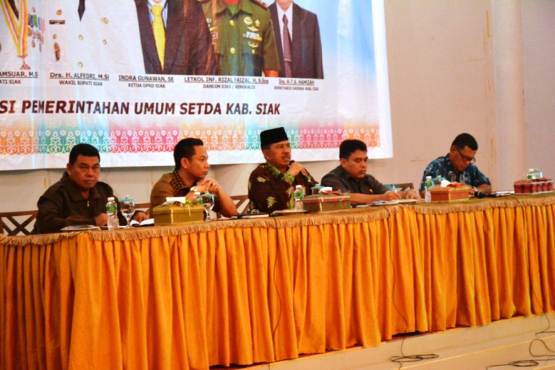 Plt Bupati Siak Pimpin Rapat Sinkronisasi Forkompinda