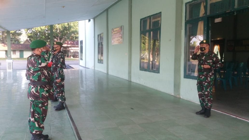 Upacara Bendera di Makodim 0320/Dumai Dipimpin Langsung Oleh Dandim