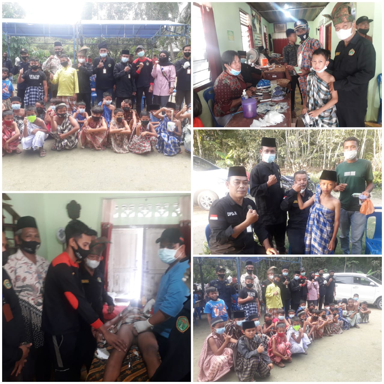 Laskar Melayu Bersatu sambut HUT RI ke 76, Khitan 40 anak di Kundur Barat