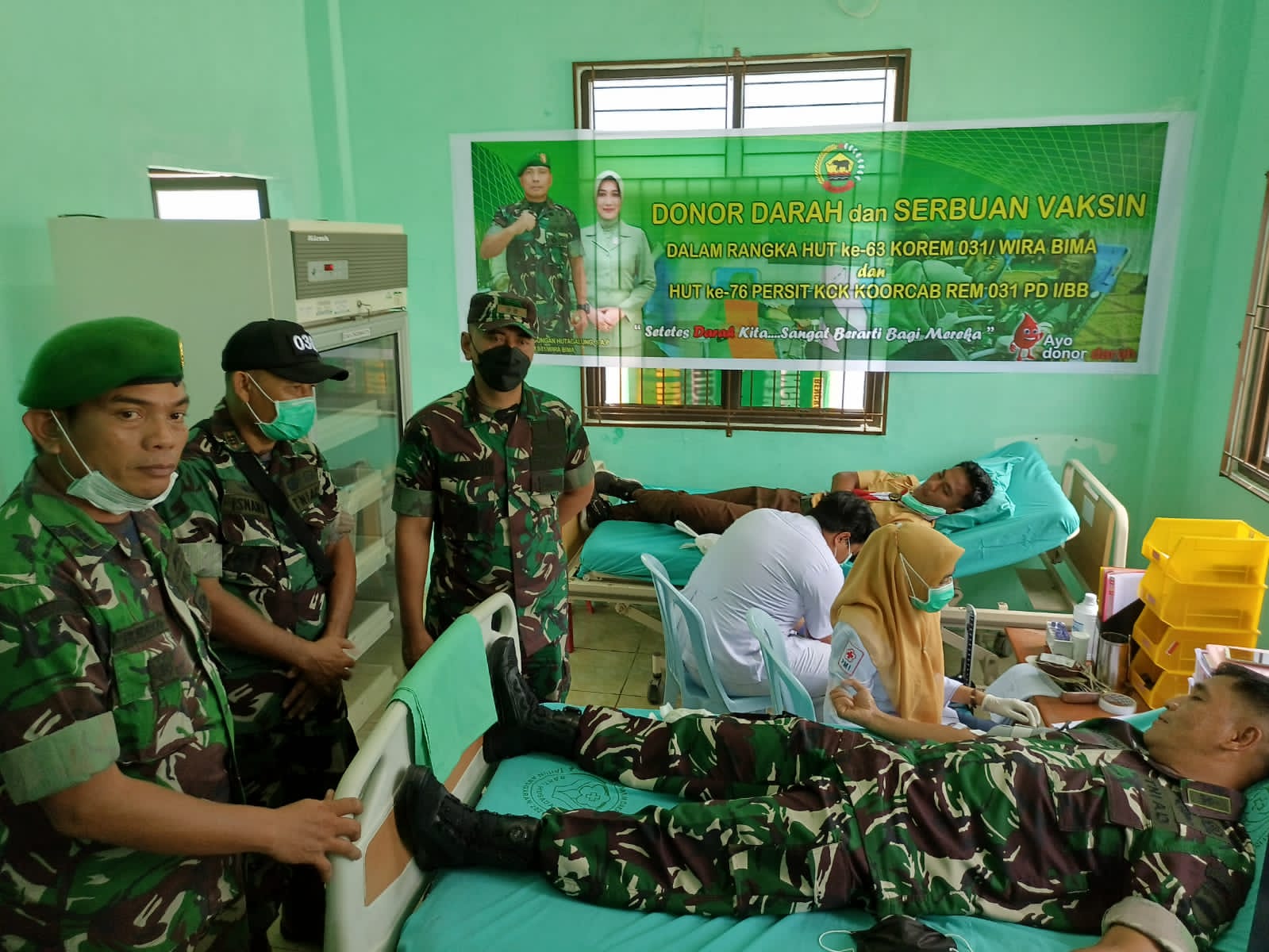 Dandim 0303 Bengkalis Gelar Aksi Donor Daerah