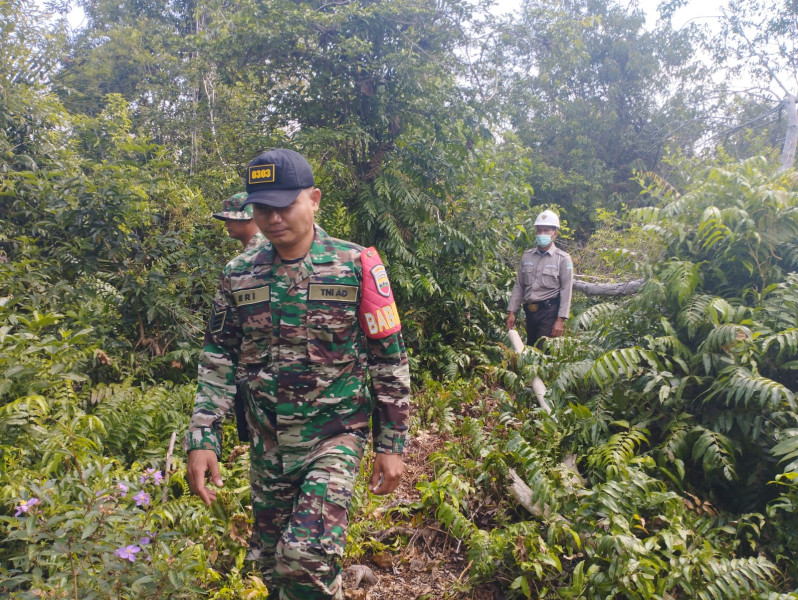 Serka Eri Efrianto dan Tim Laksanakan Sosialisasi Pencegahan Karhutla