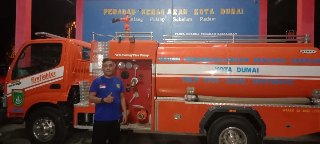 Damkar Dumai Selalu Siaga Sepanjang Libur Lebaran