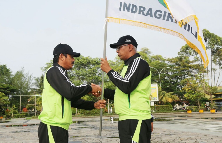 Pjs Bupati Inhil Lepas Kontingen POPDA Ke-XIV Provinsi Riau 2018