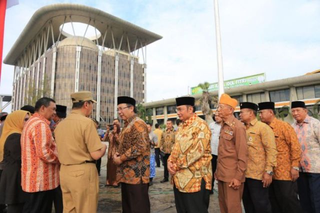 Halal Bi Halal Bersama Forkopimda, Gubri Ajak Satukan Persepsi