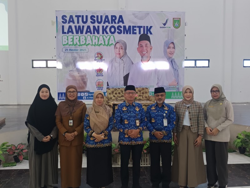 Satu Suara Lawan Kosmetik Berbahaya: Pemerintah Kota Dumai dan BPOM Dumai  Bersinergi Lindungi Konsumen