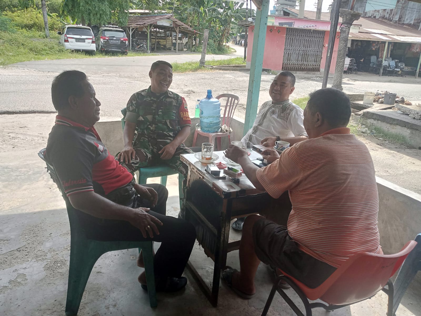 Sempena Hari Lahir Pancasila, Serda Ahmad Junaidi Laksanakan Komsos