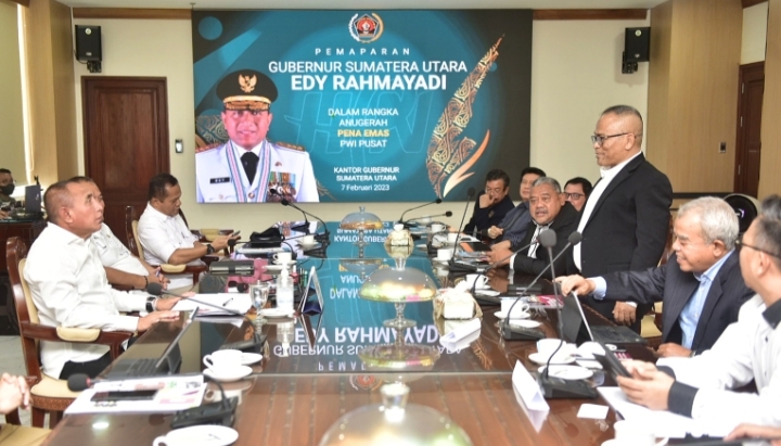 HPN 2023, Gubsu Edy Rahmayadi Raih Anugerah Pena Emas PWI
