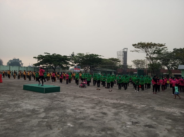Tingkatkan Sinergitas TNI-Polri, Kodim 0320/Dumai Olahraga Bersama Polres