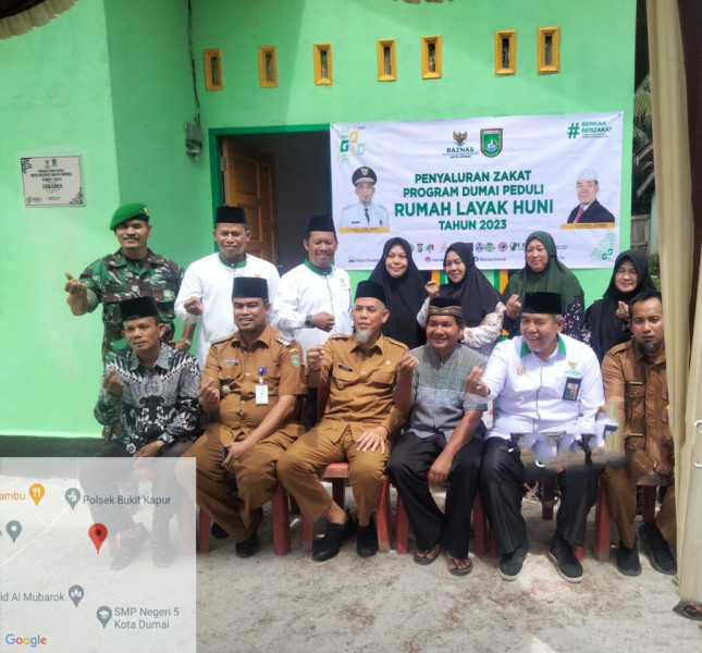 Wakili Danramil, Pelda Riadi Sembiring Menghadiri Peresmian Rumah Layak Huni