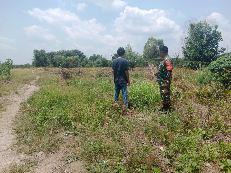 Koramil 01/Dumai Giatkan Patroli Karhutla di Kelurahan Purnama