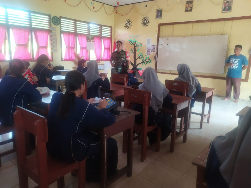 Giat Babinsa Berikan Edukasi Terkait Nilai-nilai Pancasila