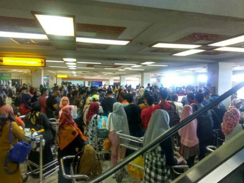 Arus Balik di Bandara Internasional Minangkabau Semakin Ramai