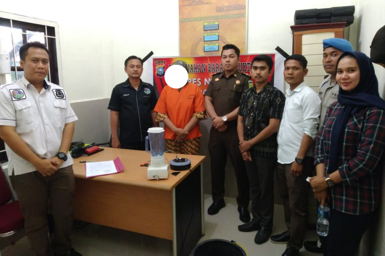 Polres Rohil Musnahkan Sabu Seberat 44.65 Gram