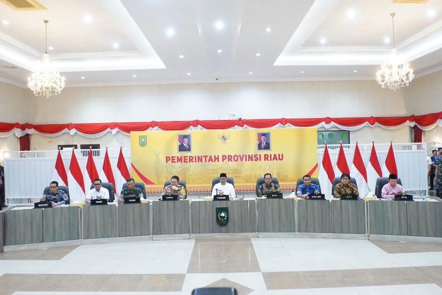 Dandim Dumai Hadiri Rakor Pilkada di Pekanbaru, Tegaskan Komitmen Keamanan Pemilu