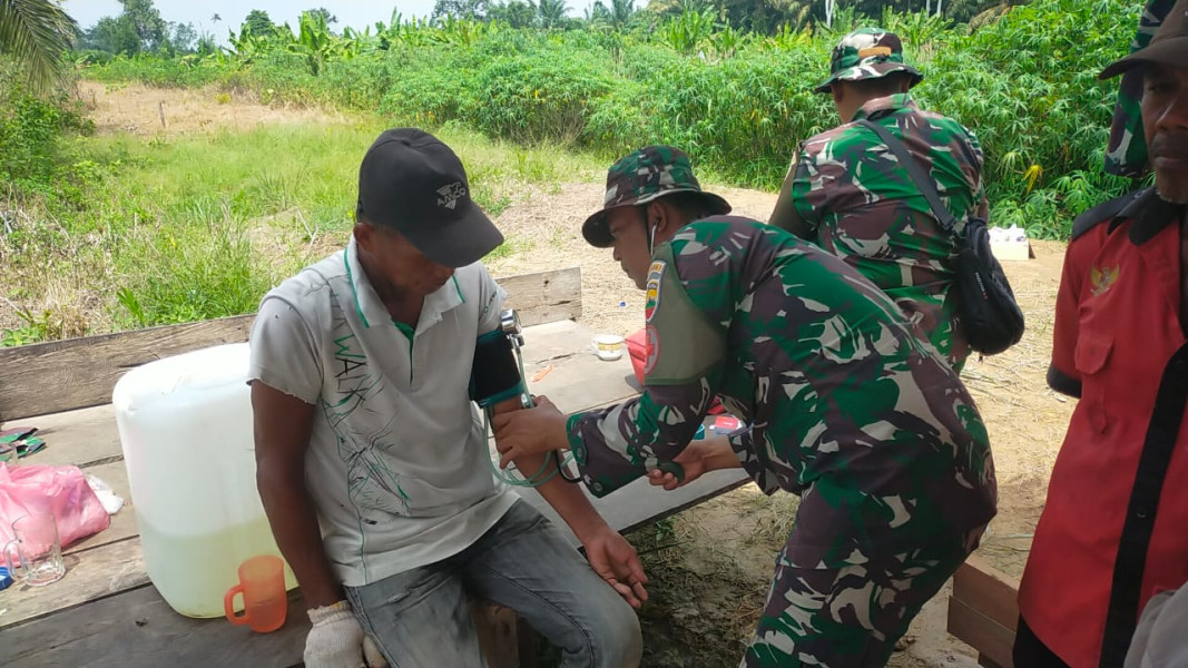 TMMD ke 117, Pelayanan Kesehatan Gratis Untuk Masyarakat