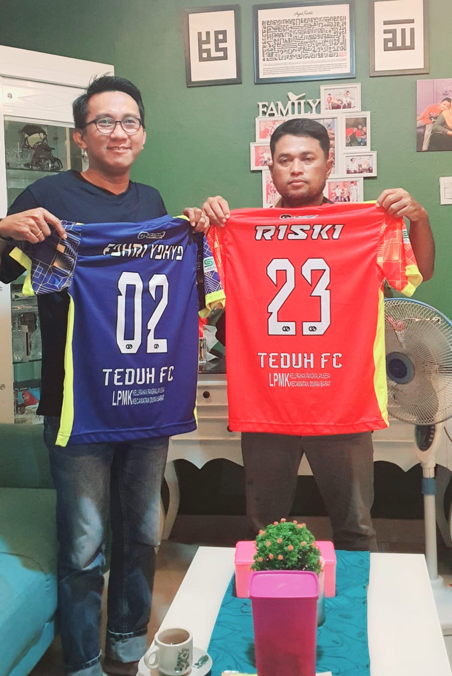 Ketua LPMK Pangkalan Sesai, Support Klub Bola Teduh FC