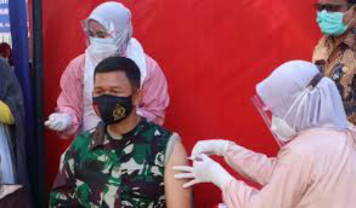 Meski Divaksin, Dandim Ajak Masyarakat Tetap Disiplin Protokol Kesehatan