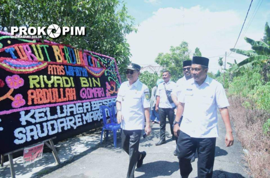 DP2KBP3A bersama Bupati Kunjungi Rumah Duka Riyadi Bin Abdullah