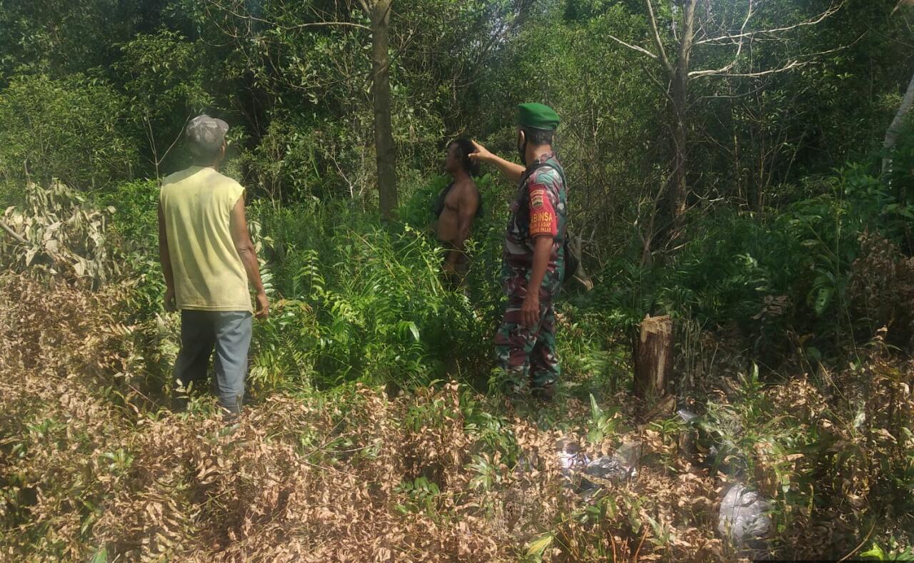 Peltu Wawan Patroli Cegah Karhutla di Jalan Dumai Motor