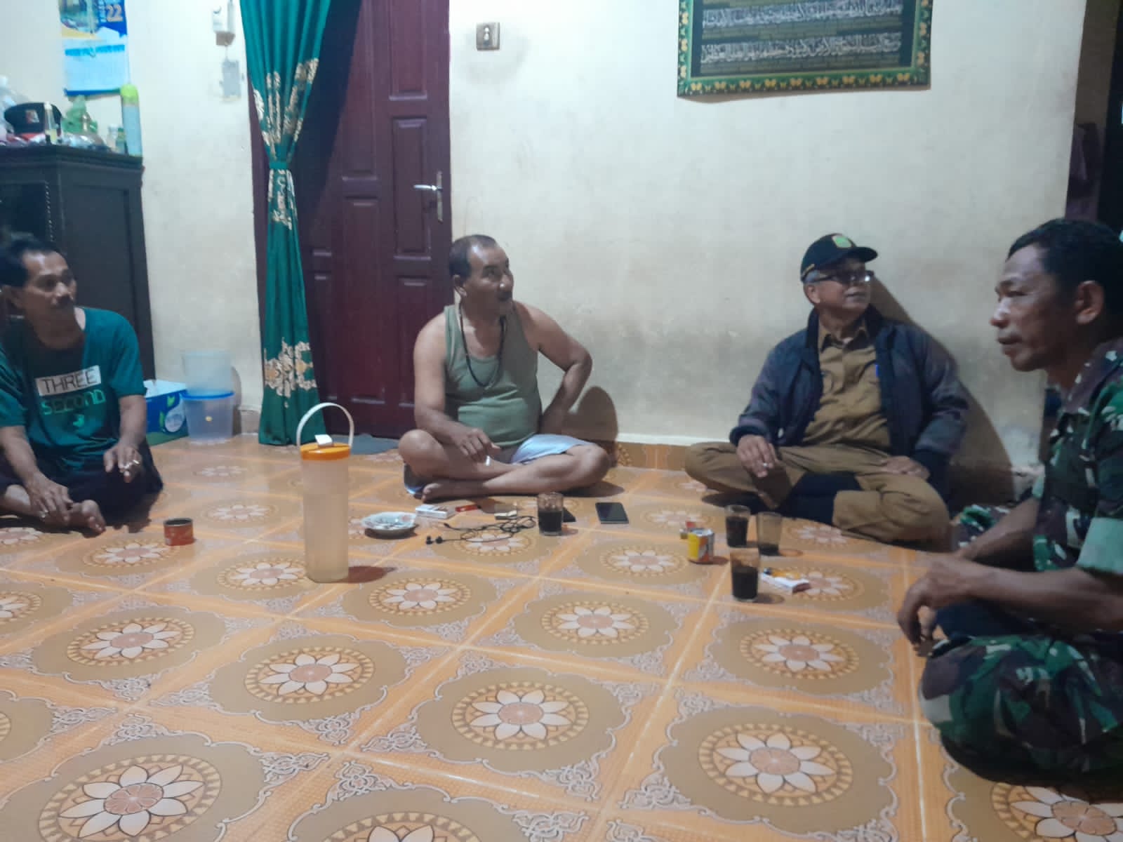 Cegah Karhutla, Babinsa Laksanakan Giat Silaturahmi