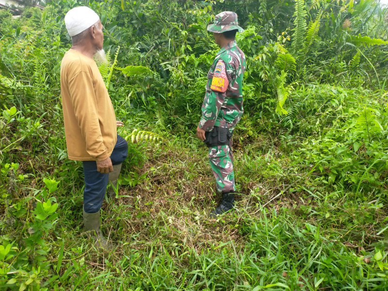 Upaya Pencegahan Karhutla Dilakukan Serda Iwan Sahputra