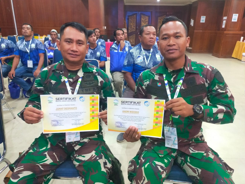 Babinsa Koramil 02 Hadiri Kegiatan SLCN di Gedung Pendopo