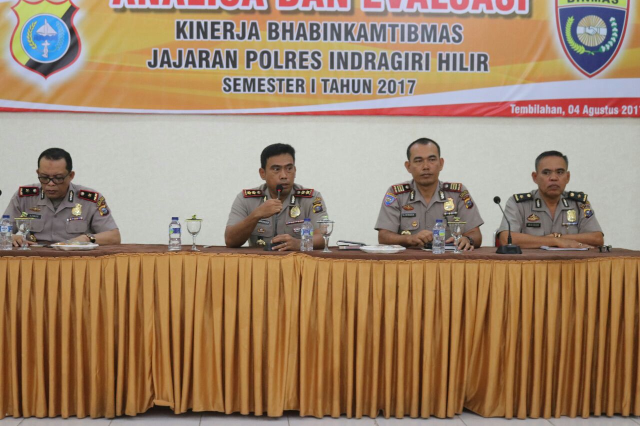 Bhabinkamtibmas di Inhil Diminta Lebih Berperan Aktif Menyerap Aspirasi Masyarakat