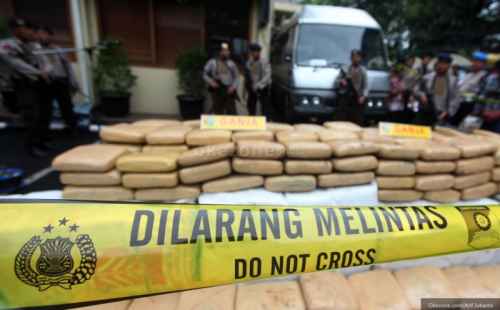 Polisi Gagalkan Pengiriman 44 Kilogram Ganja ke Jakarta