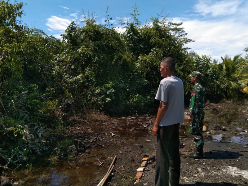 Untuk Meningkatkan Pengetahuan Masyarakat Mengenai Karhutla, Koptu Erwan Laksanakan Sosialisasi