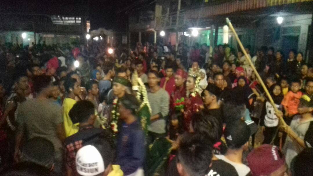Warga Pulau Palas Kabupaten Inhil Meriahkan Ramadhan Dengan Pengantin Sahur