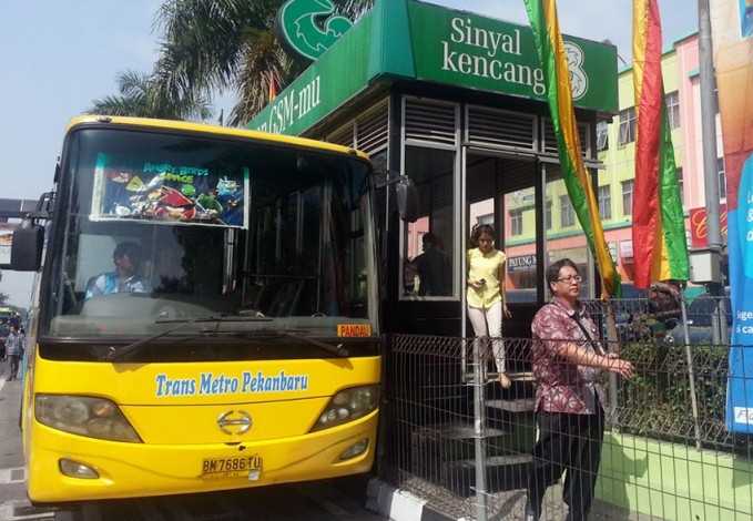 Bus TMP Diminta Buka Rute Jalan Garuda Sakti
