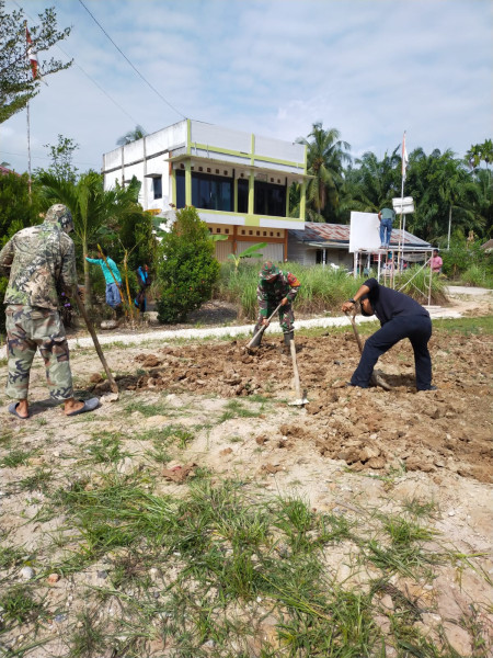 Semangat Pembentukan Kampung Pancasila Oleh Serda Iwan dan Masyarakat