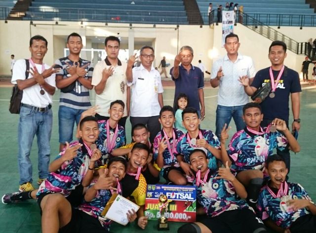 Bungkam Siak, Dumai Juara III Kejurda Futsal SMP
