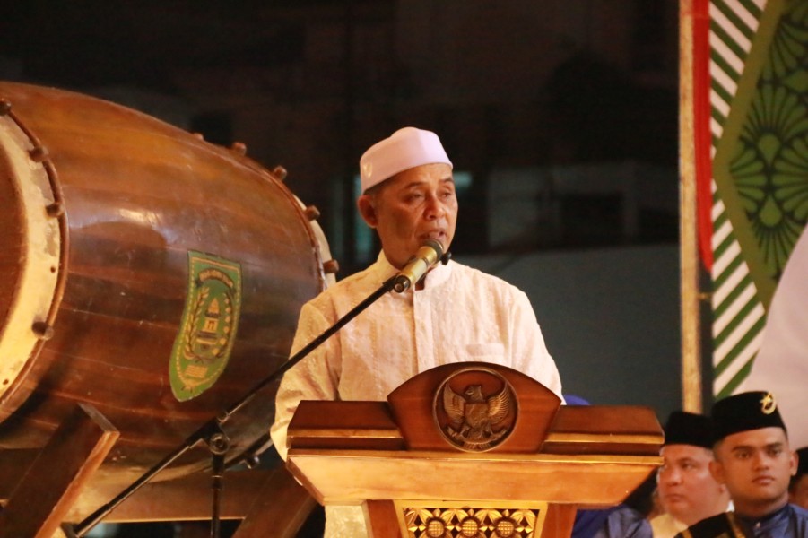 Bupati Inhil Buka Pawai Takbir Idul Fitri 1447 H yang Disaksikan Puluhan Ribu Warga