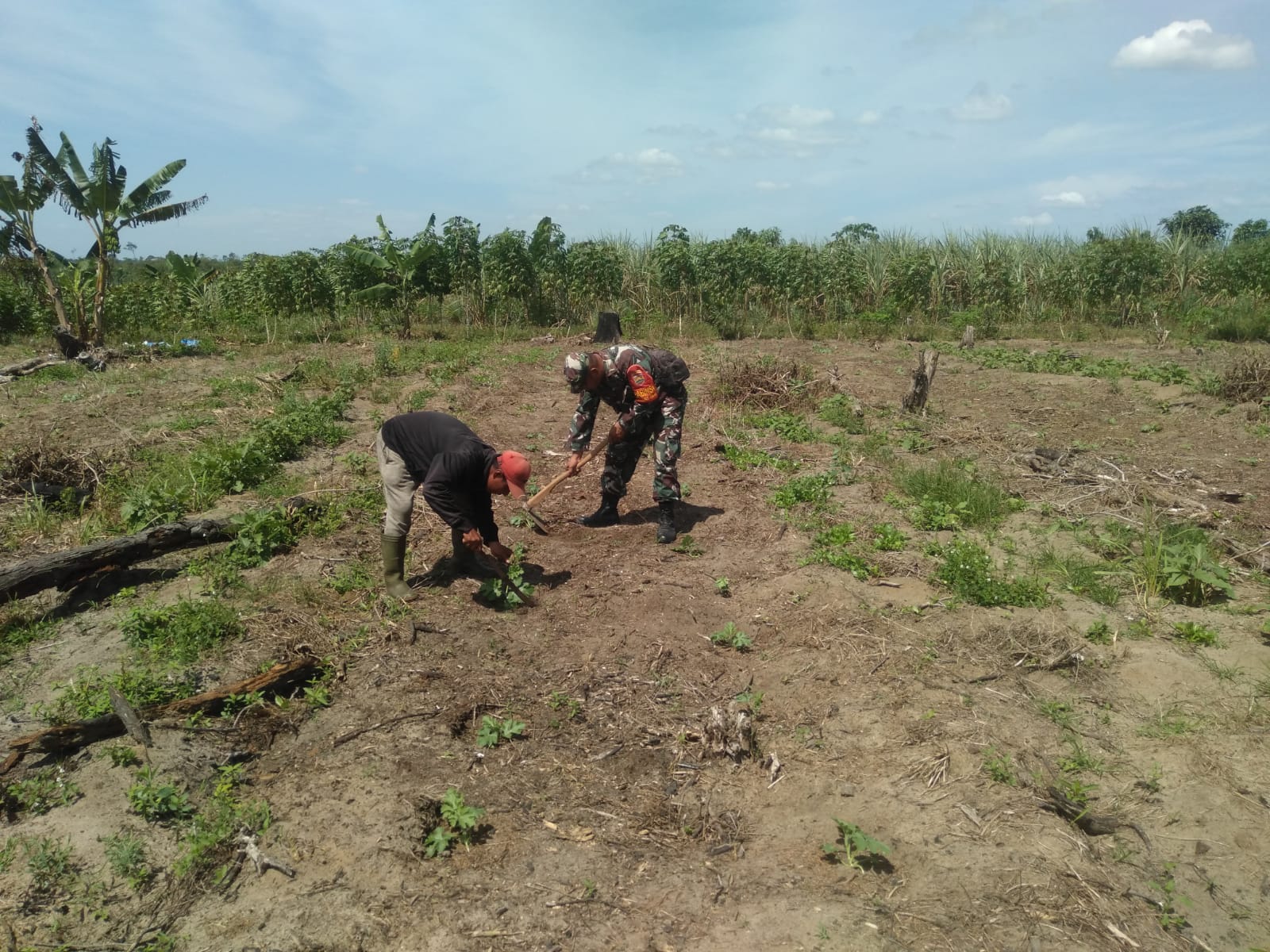 Serka Fahrizal Purba Laksanakan Pendampingan di Jalan Abdul Rab Khan