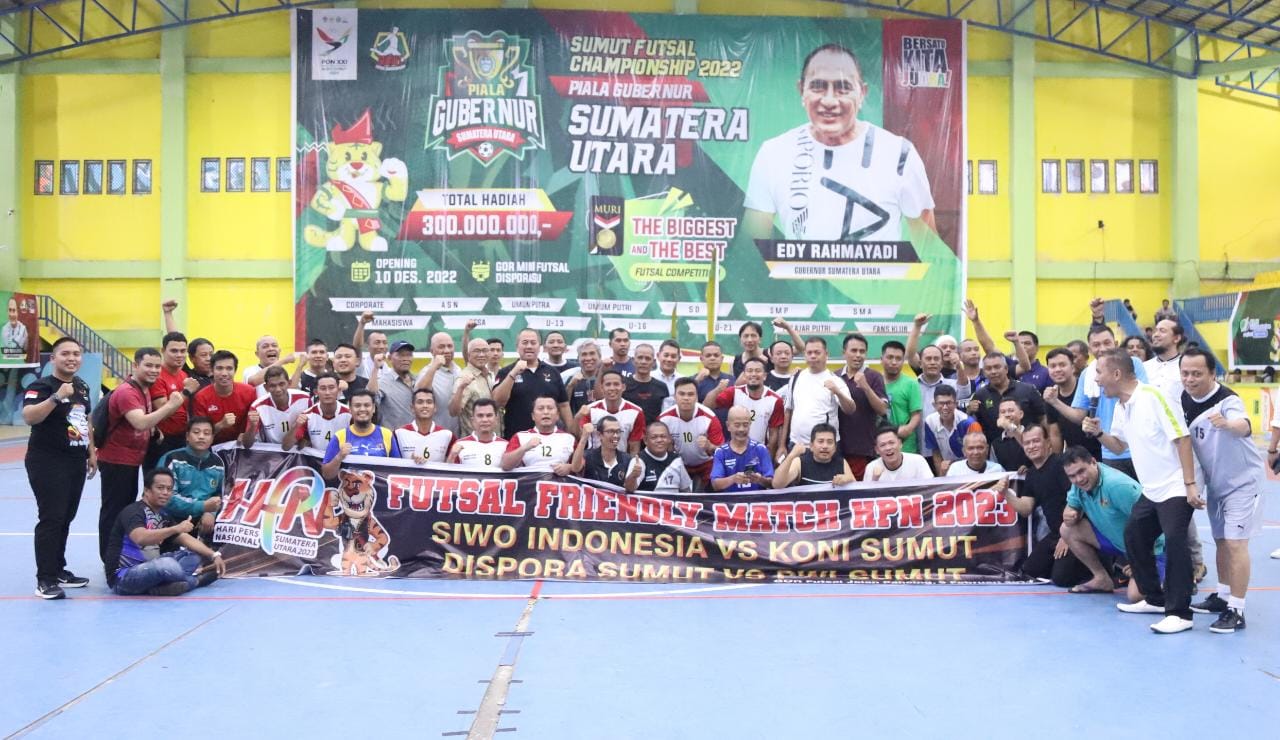 Futsal Friendly Match Meriahkan Peringatan HPN 2023