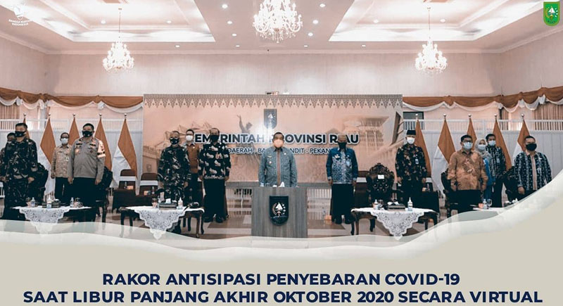 Antisipasi Penyebaran Covid-19 Libur 2020, Pemprov Riau Keluarkan Instruksi