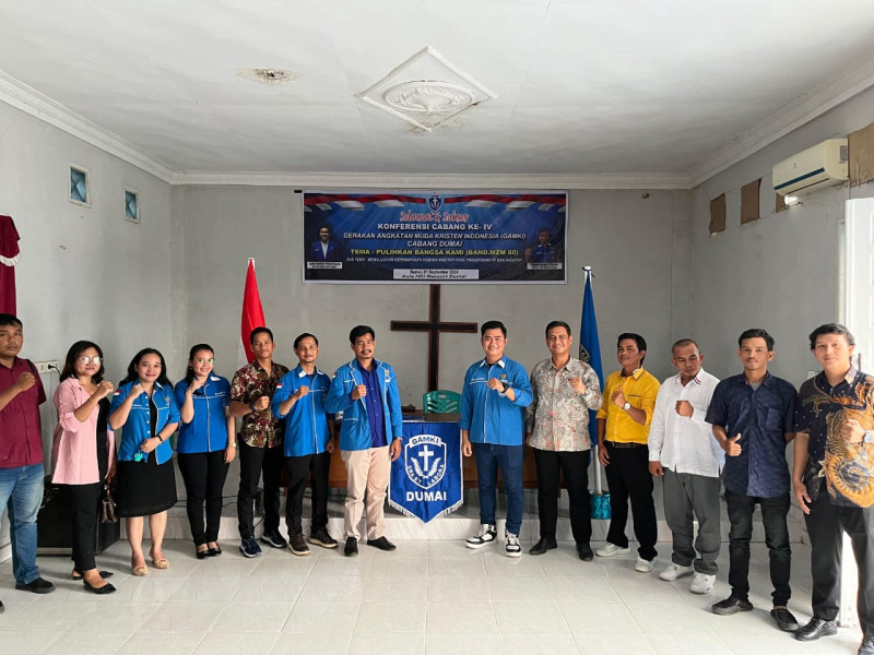 Konfercab DPC GAMKI Dumai ke-IV, Gabriel Beniah Sitompul Aklamasi Ketua 2024-2027