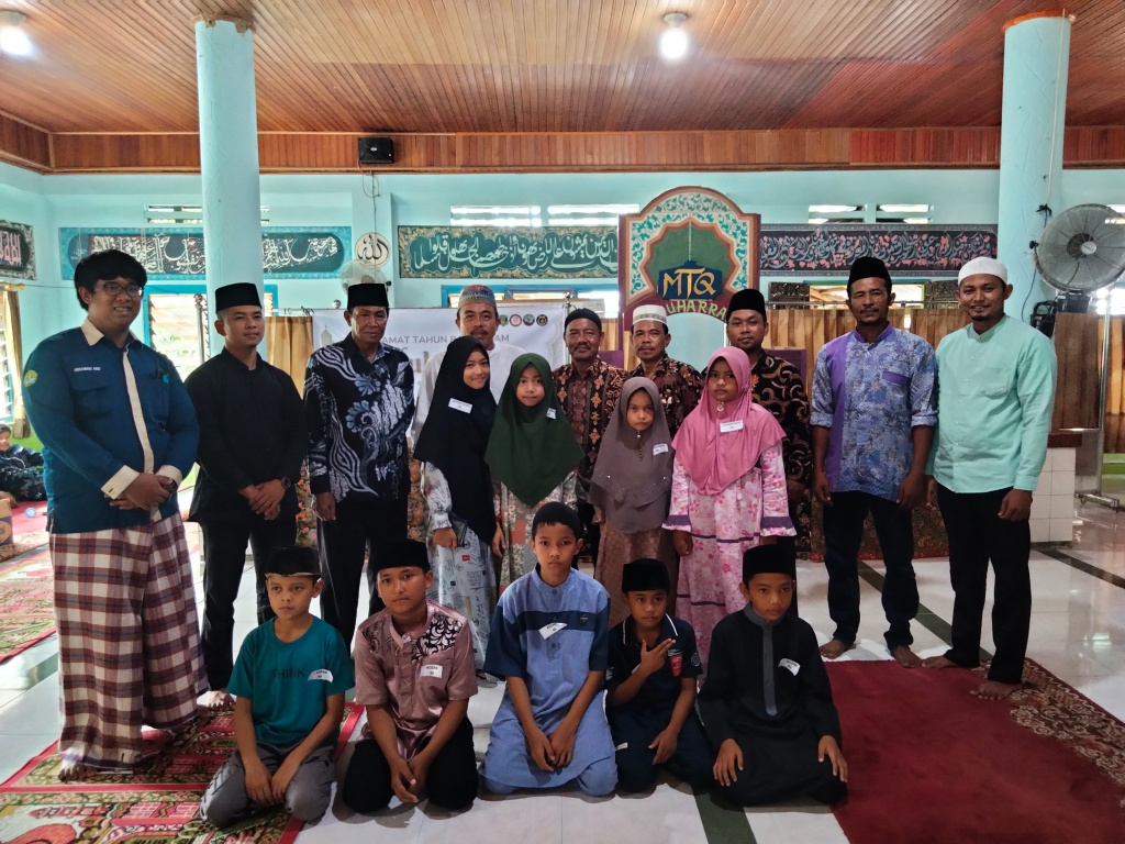 Mahasiswa Kukerta se-Desa Kuok Laksanakan Perlombaan 1 Muharram antar Dusun dan Tabligh Akbar