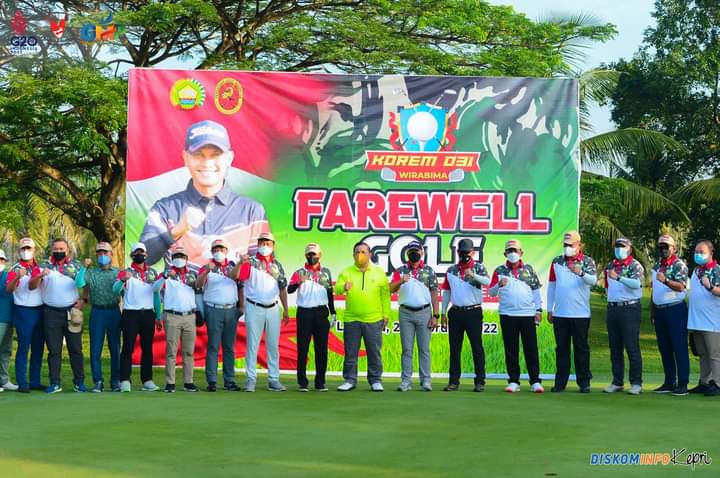 Gubernur Ansar Hadiri Farewell Golf Danrem 031 Wira Bima Riau