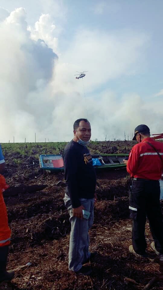 Komis II DPRD Pelalawan Tanggapi Soal Kebakaran di Area HTI