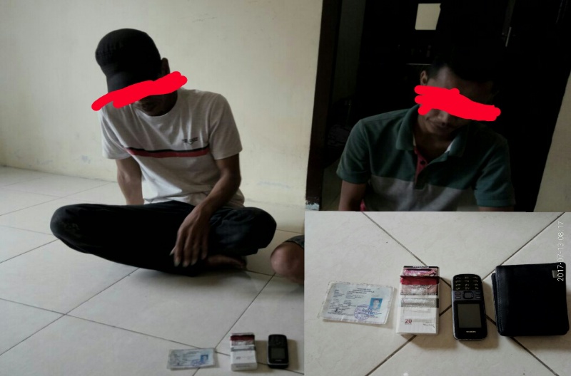Sat Narkoba Polres Bengkalis kembali berhasil melumpuhkan Dua tersangka di Jl. Lintas Duri - Dumai