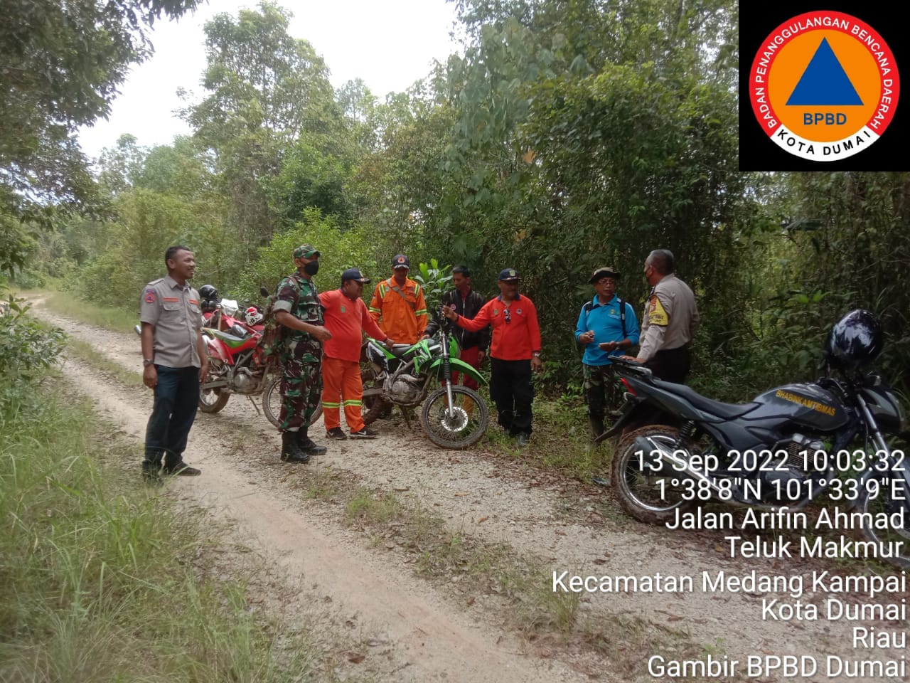 Semangat Cegah Karhutla Terus Dilakukan Sertu Aslim Lubis dan Tim Gabungan