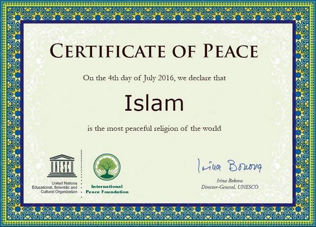 UNESCO Nyatakan ISLAM Agama Paling Damai Sedunia, Setelah Pelajari Semua Agama