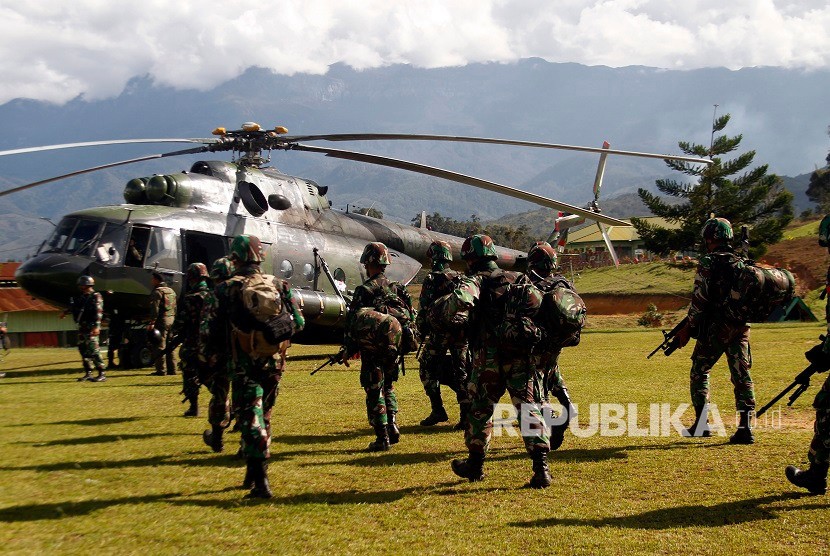 600 Anggota TNI Kawal Pembangunan Jembatan di Nduga Papua