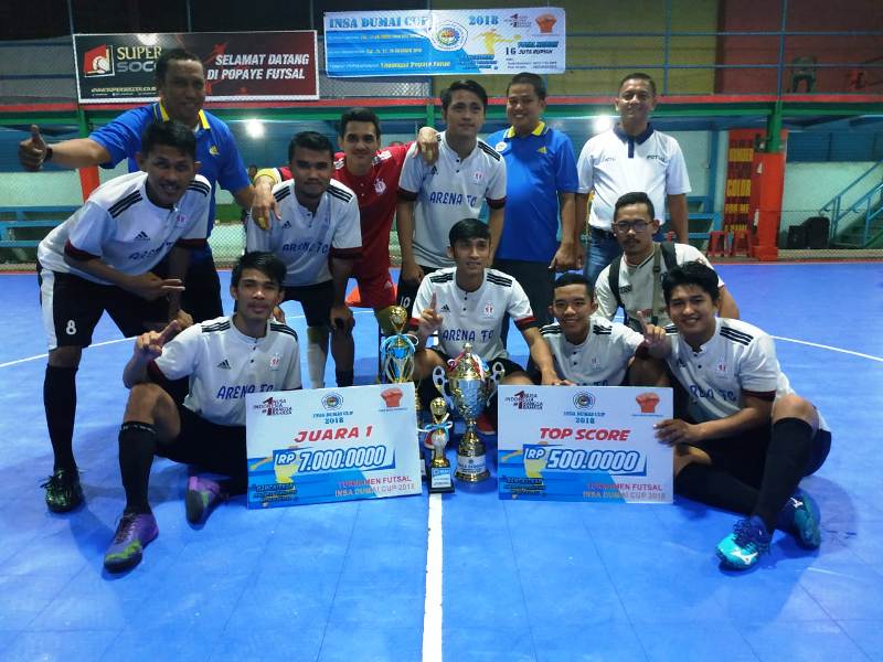 Arena FC Raih Piala Bergilir INSA Cup 2018