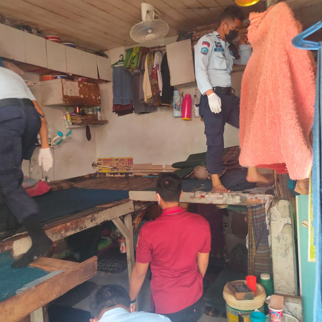 Ciptakan Suasana Kondusif, Rutan Dumai Gelar Sidak Rutin